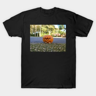 Halloween pumpkin upside down post halloween. T-Shirt